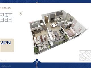Căn hộ 2pn 2wc ocean park hướng đông nam, ban công đẹp, giá cực mềm