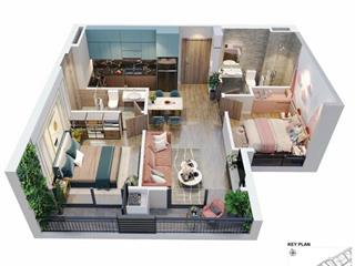 Chính chủ cần bán căn 2pn tòa beverly đẹp nhất phân khu, view thác nước nội khu