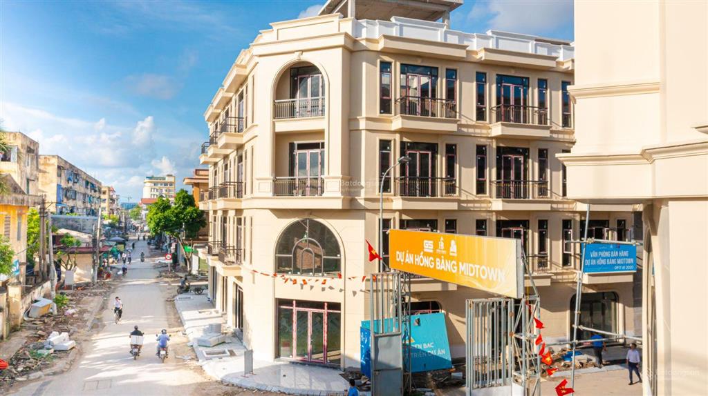 Bán căn shophouse hàng hiếm tại midtown hồng bàng, sẵn sổ giao dịch, giá chỉ bằng căn chung cư hn