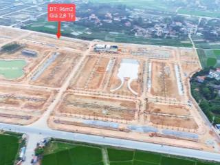 Cần bán lô liền kề 96m2 giá 2x triệu/m2. bám trục ql17, vị trí đắc địa