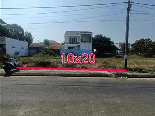 Hot! đất 200m2 ngang 10m đường nhựa bến trễ 8, khu biêt thự, homsetay, vila  tp hội an chỉ 3tỷ7