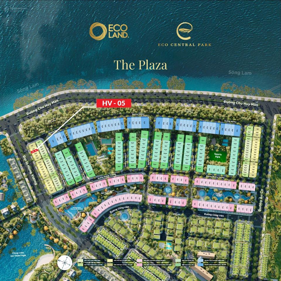 Chính chủ cần bán nhà phố hv05, căn gần góc view sông và công viên. giá thỏa thuận