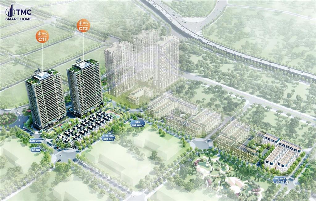 Quỹ căn ngoại giao tầng đẹp 2pn 2wc 71m2 tại tmc smart home, chính sách ưu đãi cực tốt.