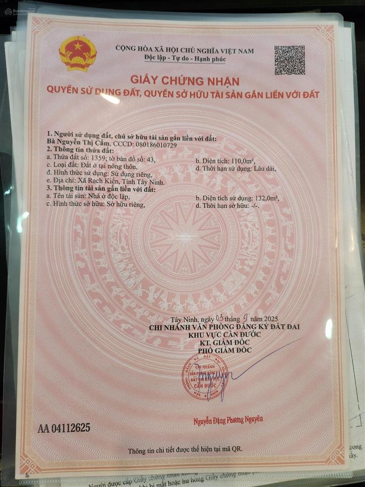 Nhà riêng 2,35 tỷ, 4,5x25, 110m2 tại đt 835d, long hòa, giá tốt, chính chủ, kdc đông đúc