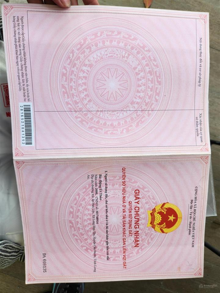 Nhà riêng tại hưng long, long thượng, cần giuộc, long an, giá siêu hời chỉ với 1,86 tỷ, 50m2