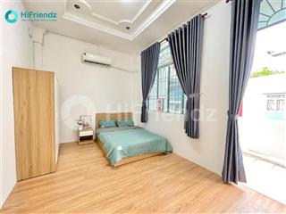 Cho thuê 1pn full nội thất, ban công trường sơn, tân bình gần sân bay, cv gia định, vx lăng cha cả