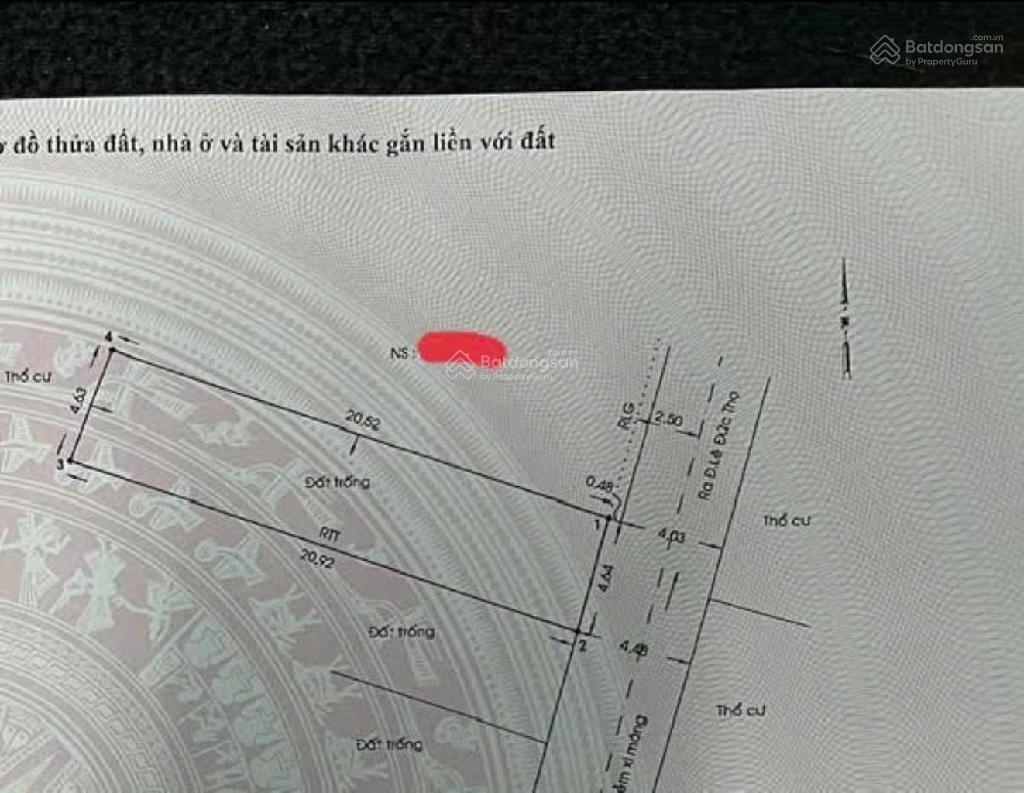 Đất hẻm xe tải 4,7 x 21 tại lê văn thọ, chỉ nhỉnh 7 tỷ, 98,7 m2, chính chủ