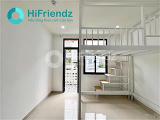 Ngay sau lưng chợ hạnh thông tây mặt tiền đường lớn nhà thang máy full nội thất ban công