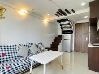 Nhà mới! chdv duplex dạng lầu 1 pn đầy đủ tiện nghi tân phú q7 gần lotte mart, crescent mall, tdtu