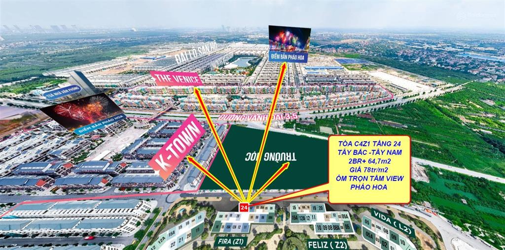 Không cần ra phố chen trúc , pháo hoa năm nay bạn xem ngay từ tầng 24 nhà mình
