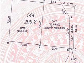 Đất chính chủ mặt đường 15m trục chính xã mai lâm  đông anh