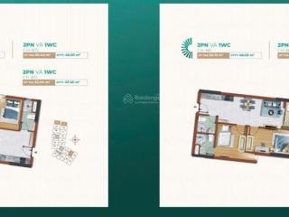 0931 223 *** bán căn hộ tháp cielo dt 51m² 2pn, 2wc, hướng đn, view hồ bơi trung tâm đắt giá