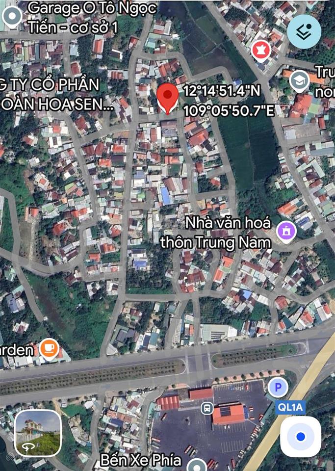 Bán gấp lô đất đẹp thôn trung nam, xã diên toàn, diên khánh gần trục đường chính võ nguyên giáp