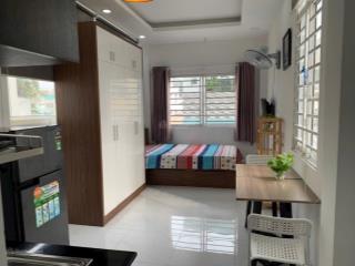 Cho thuê studio 30m2 có 2 mặt cửa sổ thoáng, full nội thất  vạn kiếp, bình thạnh ngay chợ bà chiểu