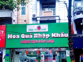 Cho thuê nhà mặt phố thái thịnh đống đa dt 90m2 x 2 tầng mt 6m. vị trí đẹp gần chợ, kd sầm uất