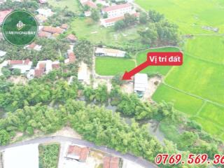 Bán đất view sông đẹp thôn long hòa, xã vạn long vạn ninh, khánh hòa giá bán 3 tỷ 6