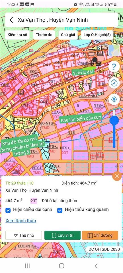Bán đất mặt tiền quốc lộ 1a thôn cổ mã, xã đại lãnh, huyện vạn ninh