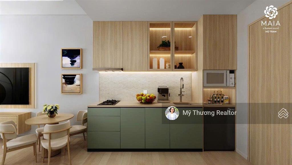 2,3 tỷ sở hữu căn hộ biển maia resort hồ tràm  the grand (full nội thất), tt chỉ 50% nhận nhà