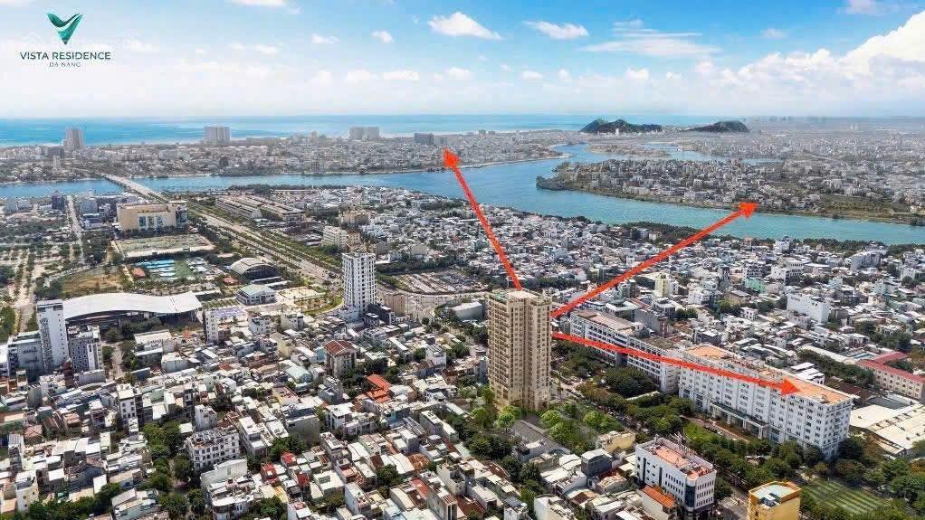 Cực phẩm căn góc cuối cùng của tòa chung cư vista, view trực diện sông hàn, tiện ích trong tầm tay