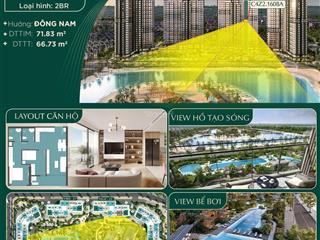 Căn hộ 2pn view hồ tạo sóng đáng đầu tư nhất vinhomes ocean park 2