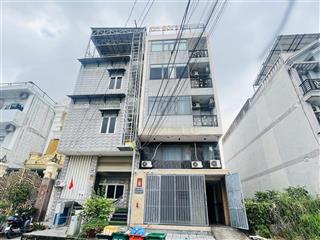 Cắn hộ 33 phòng dòng tiền thu 95 tr/th. 1 trệt lửng, 3 lầu, sân thượng có pccc, thang máy. 189.8m2