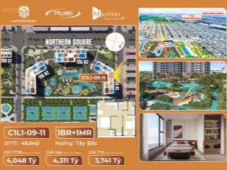 Độc quyền căn 2pn phân khu cao cấp masteri trinity square  ocean park 2