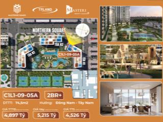 Bán căn 2pn góc masteri trinity square  không gian sống cao cấp bậc nhất giá chỉ 4,5 tỷ