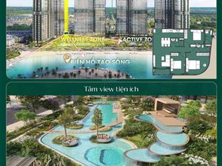 Độc quyền căn 3pn góc view hồ tạo sóng tại lumiere spring bay