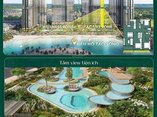 Căn 3 ngủ view hồ tạo sóng siêu vip lumiere springbay