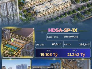 Độc quyền shophouse tâm điểm trục malibu walk masteri water front  ocean park 1