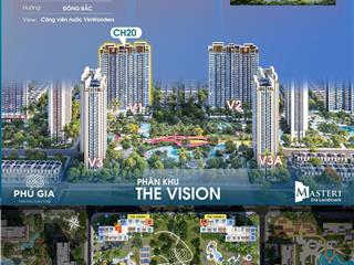 Siêu hiếm căn 1pn+ view công viên nước vinwonders  masteri era landmark