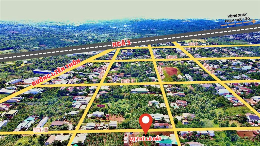 Bán đất tại đường b5 thôn 4 phường bmt giá 2tỷ1 10m ngang tổng dt 436m2 pháp lý đầy đủ