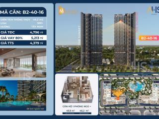 Chính chủ cần bán căn 1 ngủ giá siêu tốt tại dự án masteri grand avenue ở vin cổ loa