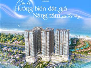 Căn hộ biển newtown diamond 2pn nội thất cơ bản chỉ 4tỷ9
