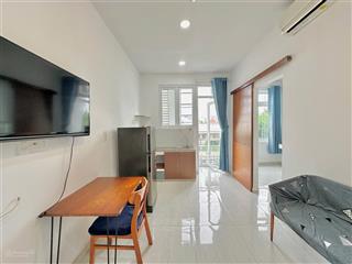 Giá thật! chdv 1pn + 1pk, balcony, 50m2, full nt (hầm xe, thang máy, khoá vân tay)