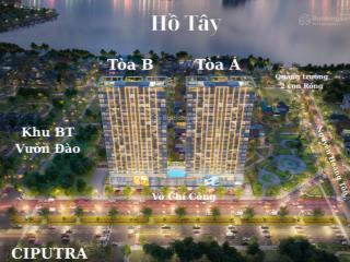 Quỹ căn 2pn 3 pn view trực diện hồ tây căn hộ cao cấp cuối cùng khu vực vườn đào