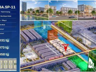 Bán căn shophouse pk thịnh vượng , tv3a.sp11, dt  72m2 , dtxd  293m2 , hướng đn . giá  14.750tỷ