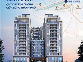 Sở hữu căn hộ 3pn "huế heritage" đường đống đa, vị trí trung tâm đẹp nhất. sổ hồng lâu dài