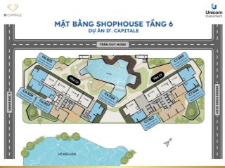Bán shophouse c6. s01  111,5m2, đang cho thuê 60tr/tháng, giá 13,93 tỷ (bao phí, có thương lượng)