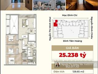 Căn hộ cao cấp the marq quận 1  căn góc 3pn, view landmark 81, giá chỉ 25.238 tỷ