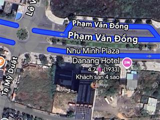 Bán lô đất xây khách sạncăn hộvị trí vàngđường phạm văn đồngcách biển mỹ khê 200m