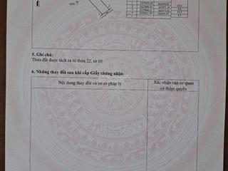Lô đất sẵn sổ hồng hơn 115,4m2 full thổ tại thôn 5, xã thạch long, huyện thạch thành,tỉnh thanh hóa