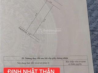 Chính chủ bán đất đường đinh nhật thận, phường sơn tràtp đà nẵng