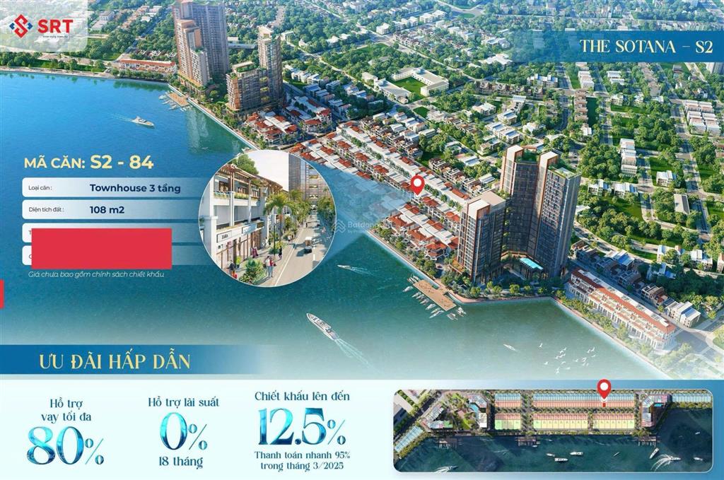 Shophouse 3 tầng hướng tây duy nhất tại the sonata vị trí hiếm, giá gốc cực ưu đãi  chủ cắt lỗ