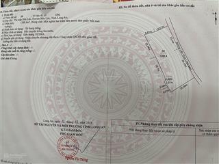 Bán nhanh đất bến lức  cách ql1a 300m  1.288m2 (53x25)  full thổ cư  giá 13 triệu/m2, shr