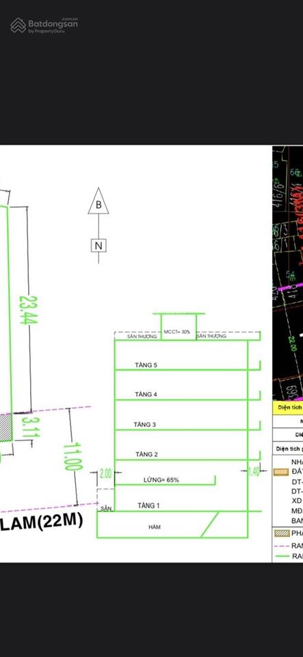Bán mặt tiền kinh doanh thạch lam, tân phú, ngang 5.3m x 26.5m giá 16 tỷ