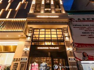 Bán tòa nhà đẹp 220 trần hưng đạo  quận 1 | 7lầu| dòng tiền ~ 5.5%| tường villa 0934 161 ***