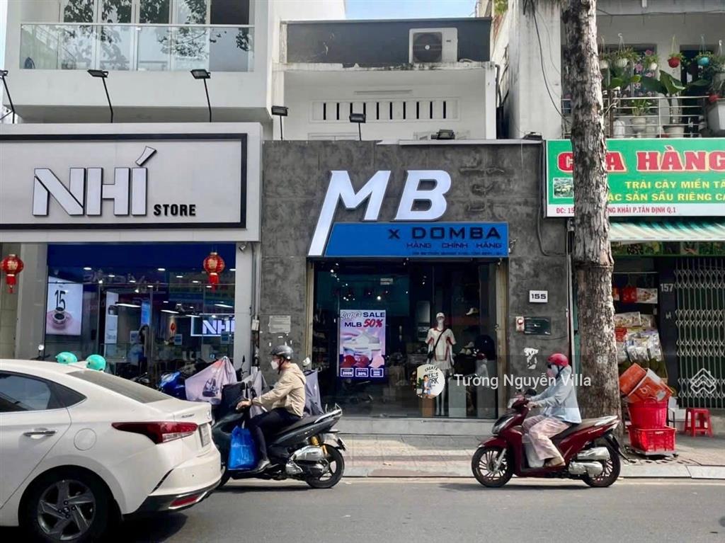 Bán nhà mặt tiền 155 bis trần quang khải, p tân định, q1 |nở hậu|tường villa 0934 161 ***
