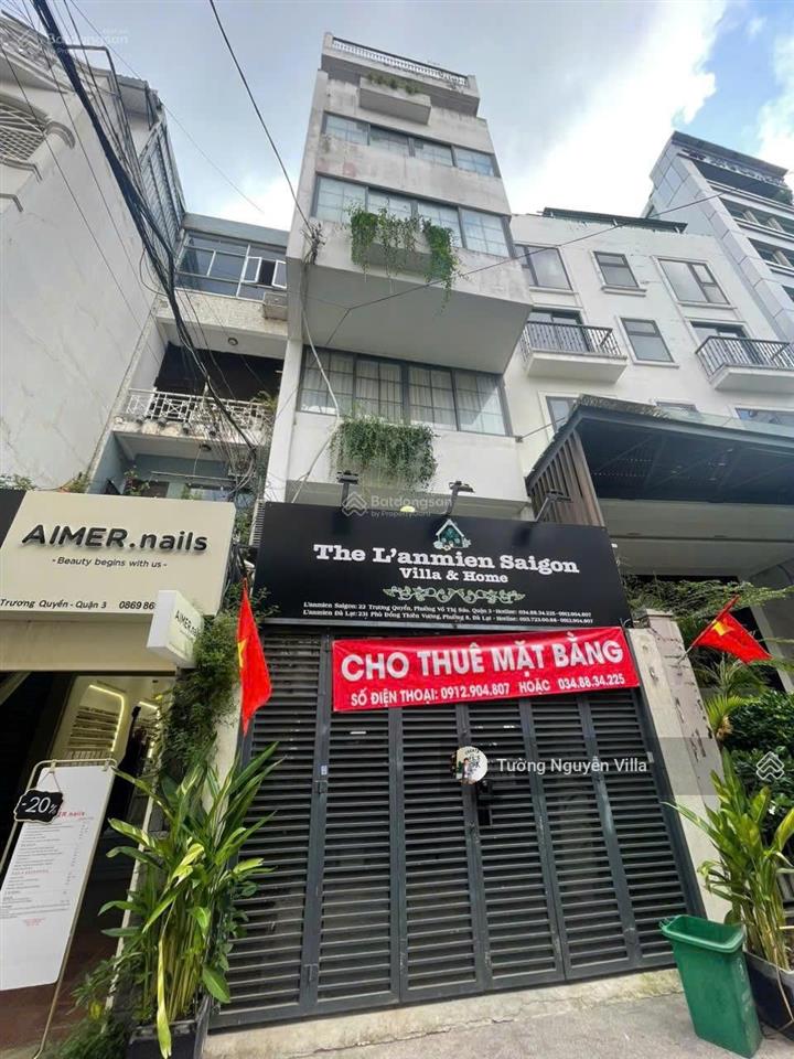 Bán tòa chdv 22 trương quyền,p võ thị sáu,q3|cách nhà thờ đức bà 1km|roi=4%|tường villa 0934 161 ***