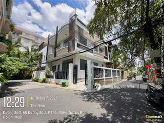 Bán biệt thự căn góc 2mt 60 đường số 2, p. thảo điền, q2|gần sông| 10x11m| tường villa 0934 161 ***